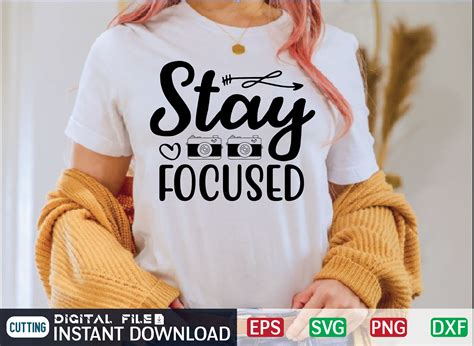 Stay Focused Svg Design Graphic by Design HouseCreative Fabrica