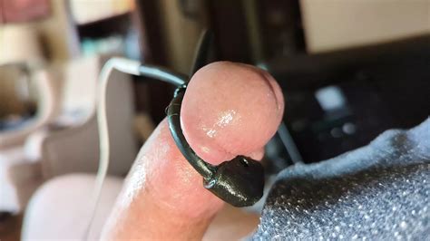 Close Up Throbbing Cock Head Cum Estim Gay Amateur Porn Feat Ratclear Xhamster