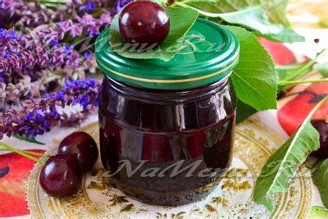 Черешня в собственном соку на зиму, рецепт