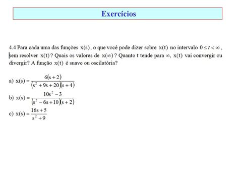 Matemática para Controle Transformadas de Laplace ppt carregar