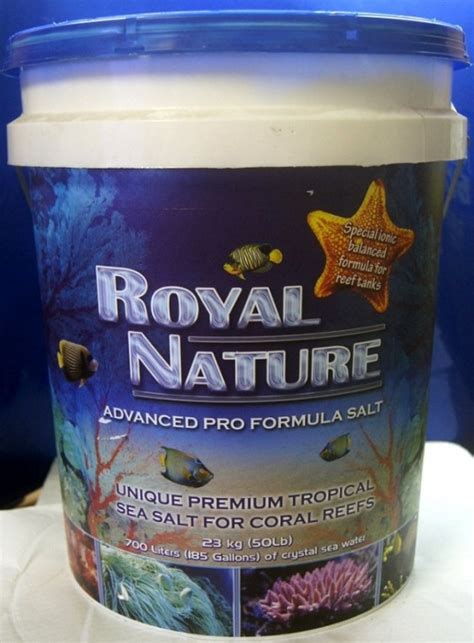 Морская соль для аквариума ROYAL NATURE Tropical Sea Salt 23 кг