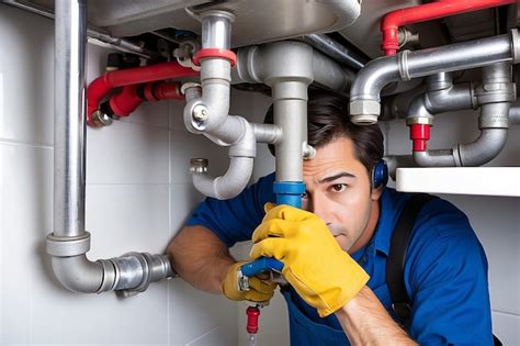 Plumbing Repair Service Premium Ai Generated Image