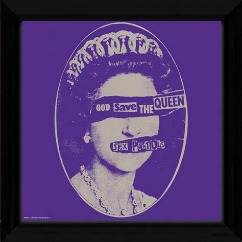 SEX PISTOLS セックスピストルズ GOD SAVE THE QUEEN アルバムシリーズ額 インテリア額 公式 オフィシャル Sizeee