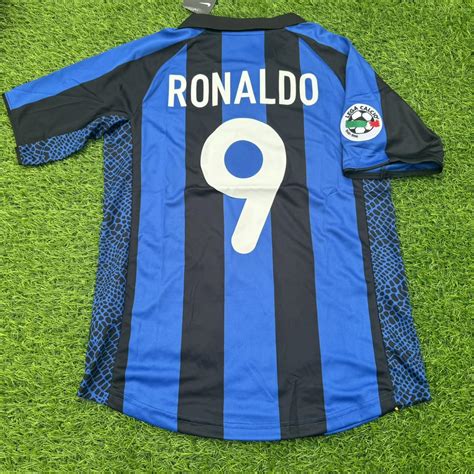 Inter Milan 1997-98 retro jersey - Ronaldo Size:... - Depop