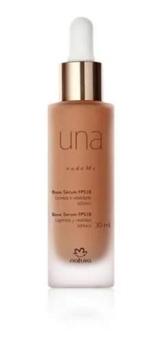 Nude Me Base Sérum Fps Una Castanho mlcor castan MercadoLivre