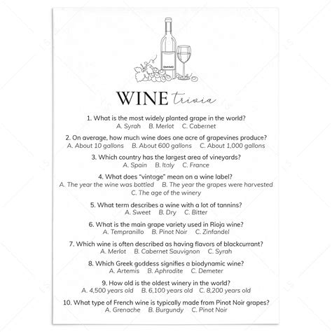 Wine Questions And Answers
