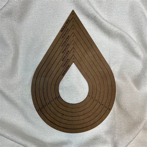 Teardrop Stained Glass Layout Frame Stained Glass Jig Stained Glass