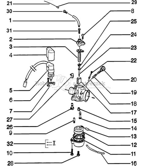 Carburettor Piaggio Zip Sp H2o 1998 2005 Zapc25600