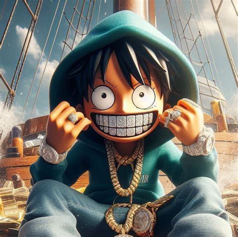 A Cartoon Character Sitting On Top Of A Boat