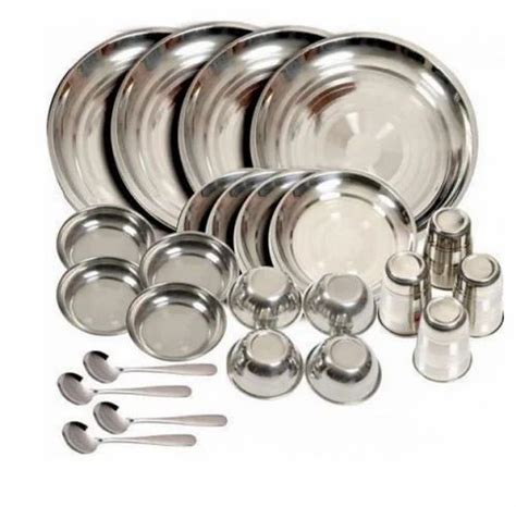 36 Stainless Steel Ss Dinner Set At Best Price In New Delhi Id