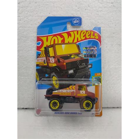 Jual Hot Wheels Factory Sealed 2023 Mercedes Benz Unimog 1300 Coklat Shopee Indonesia