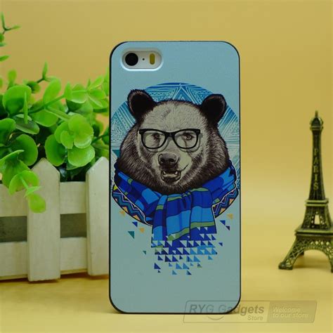 Купить мультфильм животных дизайн жесткий чехол для iphone 4 4s 5 5s ...