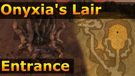 Onyxias Lair Raid Entrance World Of Warcraft Youtube