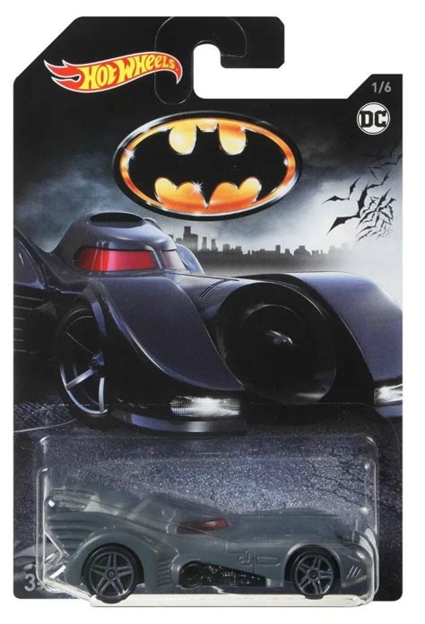 Carrinho Hot Wheels Batm Vel Batmobile Batman Cinza Fkf