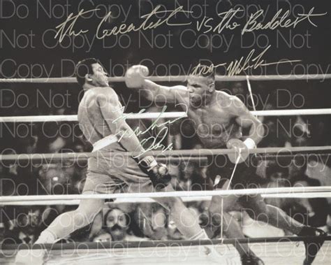 Muhammad Ali Signed Autographed Steeline Pk