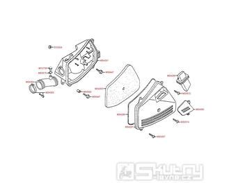 F14 Vzduchový filtr Kymco Curio 50 CX50 KCP Fever 1 50 ZX50 KCA