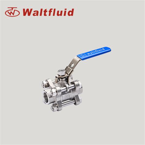 High Quality 3 PC Stainless Steel Ball Valve Full Port 1000WOG PN69