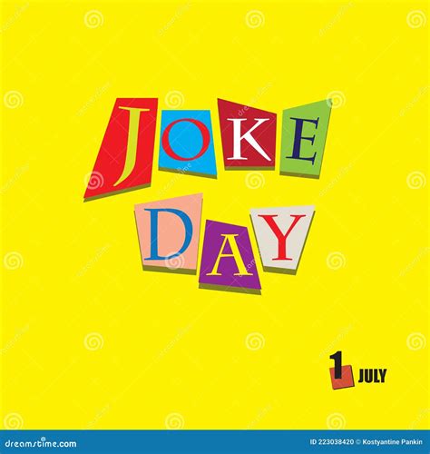 Happy Joke Day Stock Vector Illustration Of Pattern 223038420