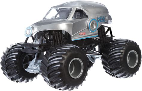 Hot Wheels Monster Jam 1 24 Vehículo Nea Silver Mx Juguetes Y Juegos