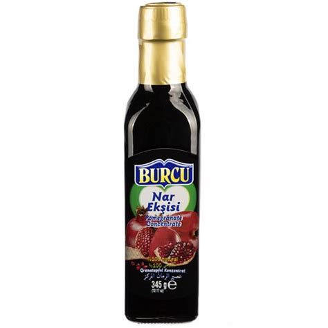 BURCU Гранатовый соус 345 гр, 100% экстракт граната, стекло (%100 NAR ...
