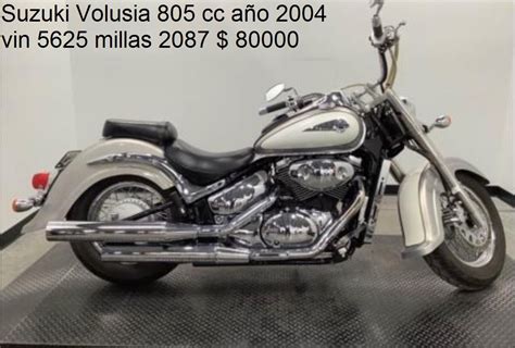 Suzuki Volusia 805 Cc Año 2004 Vin 5625 Motos Heyer