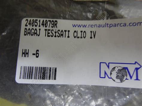 240514079R-BAGAJ TESİSATI MAİS - NOM OTO