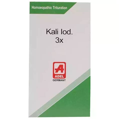 ADEL Kali Iod Trituration Tablet 3X in Hindi ऐडल कल एलओड