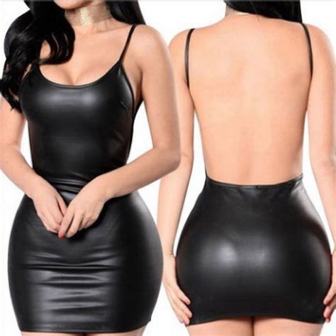 Jual Lingerie Sexy Babydolls Dress Latex Simple Backless Slb Shopee Indonesia