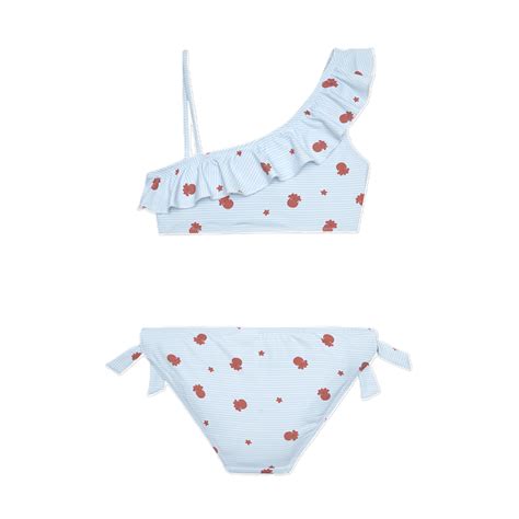 BAÑO NIÑA BIKINI WATERMELON XACOTEX Mayorista de Lencería Mercería y Ropa Bebé