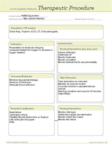 Ati Therapeutic Procedure Template Portal Tutorials