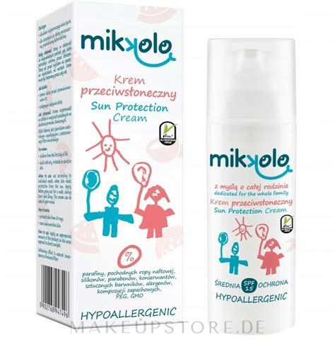 Nova Kosmetyki Mikkolo Sun Protection Cream SPF 15 - Sonnenschützende ...