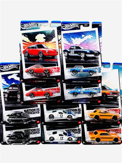 Hot Wheels 2025 Silver Series National Icons Factory Sealed Case G 10