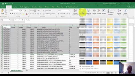 1 Convertir Archivos De CSV A Tablas En Excel YouTube