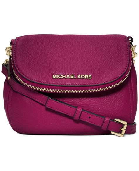 Michael Kors Michael Bedford Flap Crossbody In Purple Lyst