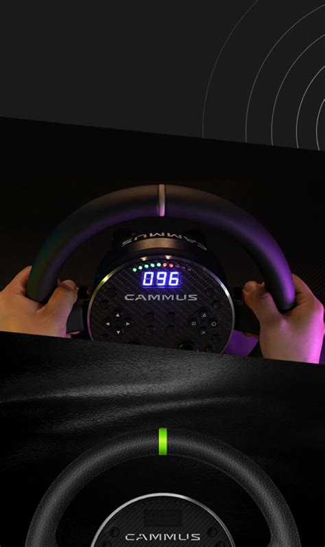 Global First CAMMUS C5 Direct Drive Steering Wheel - CAMMUSRACING Simulator