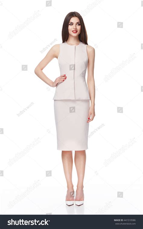 Beautiful Glamour Sexy Woman Dark Brunette Stock Photo Shutterstock