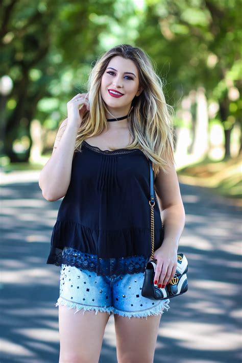 Look Do Dia Xadrez Camisa Jeans Niina Secrets