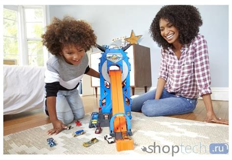 Трек Mattel Hot Wheels City Mega Garage FTB68 Купить Трек Mattel Hot Wheels City Mega Garage