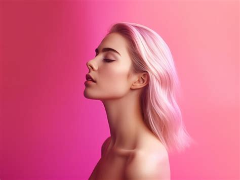 Romantische Junge Sanfte Blonde Frau Mit Nackten Schultern Und Geschlossenen Augen Posiert Vor