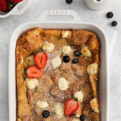 Cream Cheese French Toast Casserole The Cheese Knees