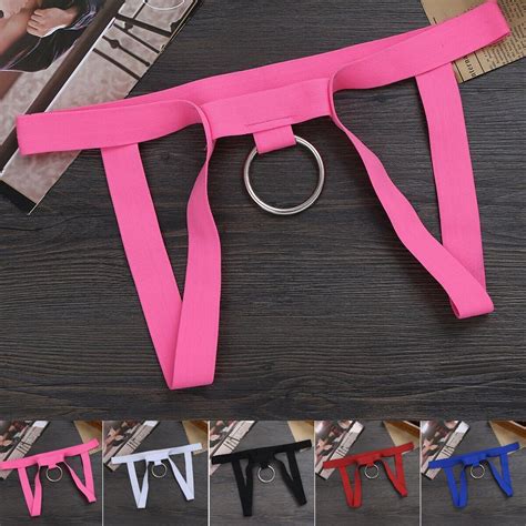 Fast Shipping Mens G String Lingerie Crotchless Tanga Bikini Jockstrap Underwear Thongs O