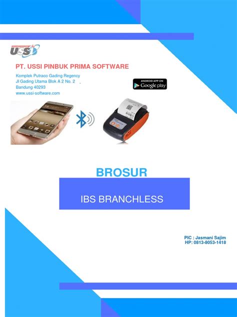 Brosur Penawaran Aplikasi Ibs Branchless Pdf