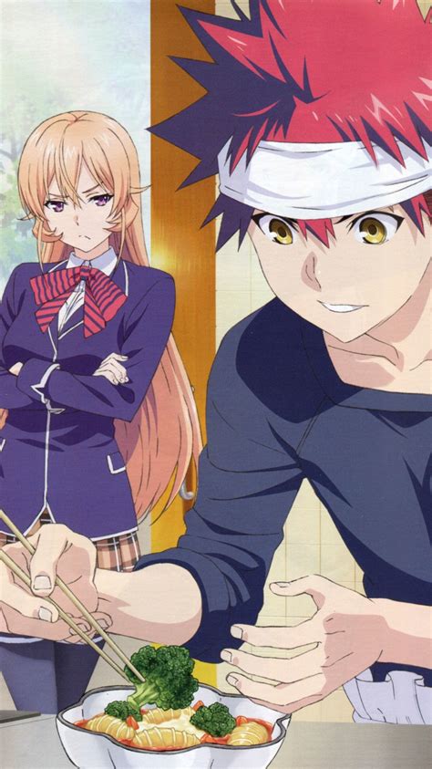 Anime Food Wars Shokugeki No Soma Erina Nakiri Megumi Tadokoro Sōma