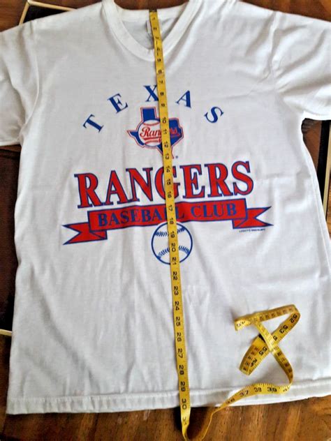 Texas Rangers T Shirt With Team Autographs Vintage Ebay