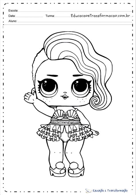 Lol Para Impressao - Desenhos de lol para colorir e imprimir - Boneca Lol Surprise para colorir