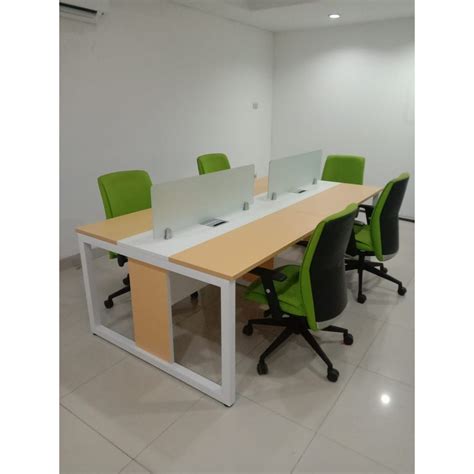 Jual Meja Partisi Kantor Workstation Staf Seater Dudukan Sekat