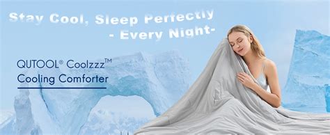 Amazon Qutool Cooling Blankets For Hot Sleepers And Night Sweats Cooling Comforter Queen