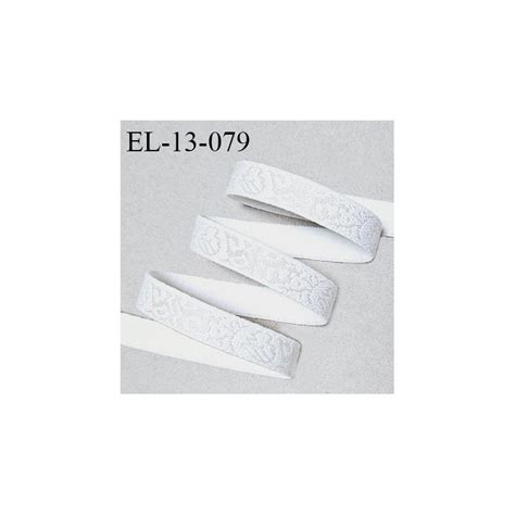 Elastique mm lingerie couleur naturel avec motifs brodés largeur mm allongement prix