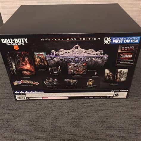 Call Of Duty Black Ops 4 Collectors Edition Ps4 Brand New In Box