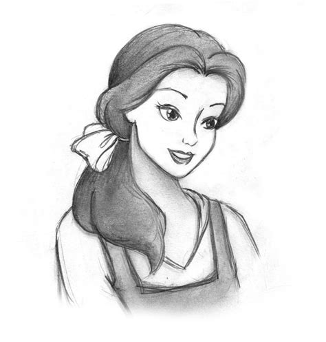 Disney Princess Pencil Drawing